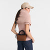 Chocolate Le Pliage Energy XS Handbag